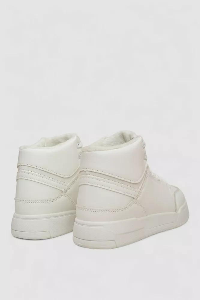 Купити Кросівки жіночі зимові на хутрі, колір білий, 248RAD02 - Фото №4