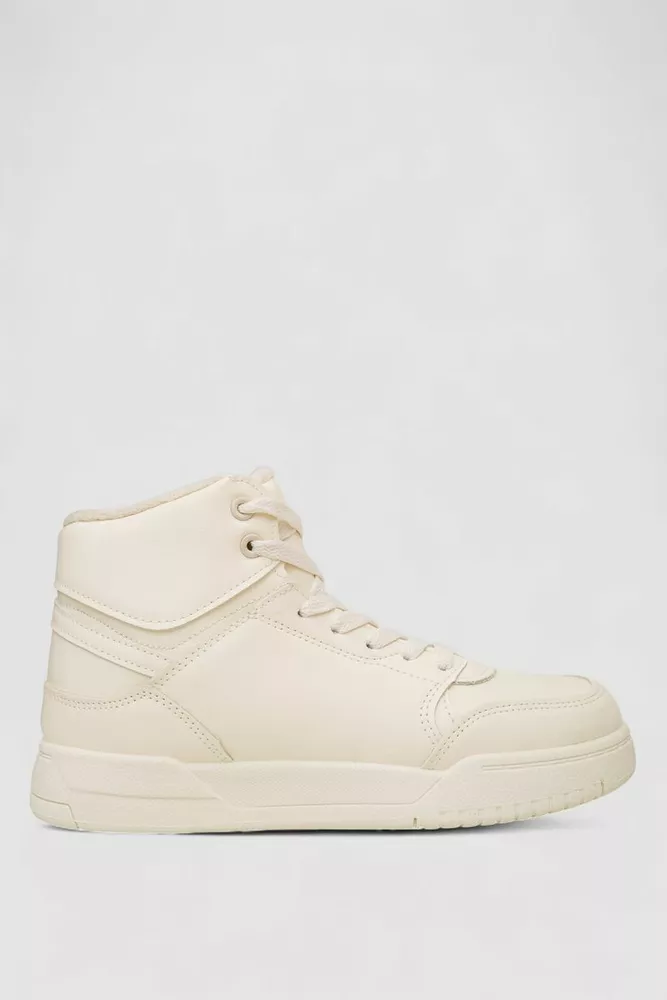 Купити Кросівки жіночі зимові на хутрі, колір бежевий, 248RAD02 - Фото №1