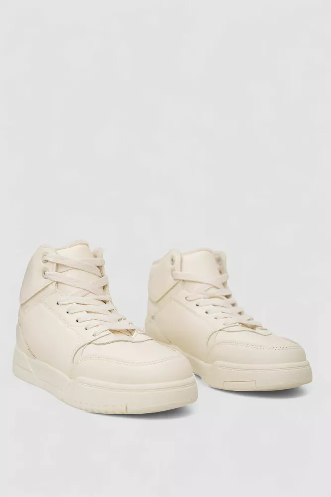 Купити Кросівки жіночі зимові на хутрі, колір бежевий, 248RAD02 - Фото №3