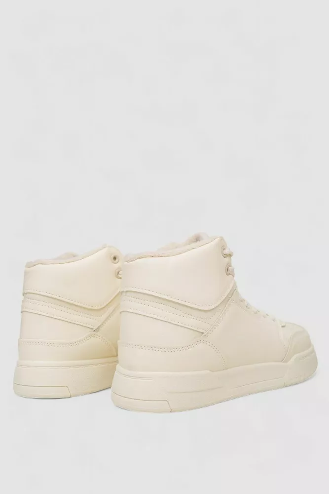 Купити Кросівки жіночі зимові на хутрі, колір бежевий, 248RAD02 - Фото №4