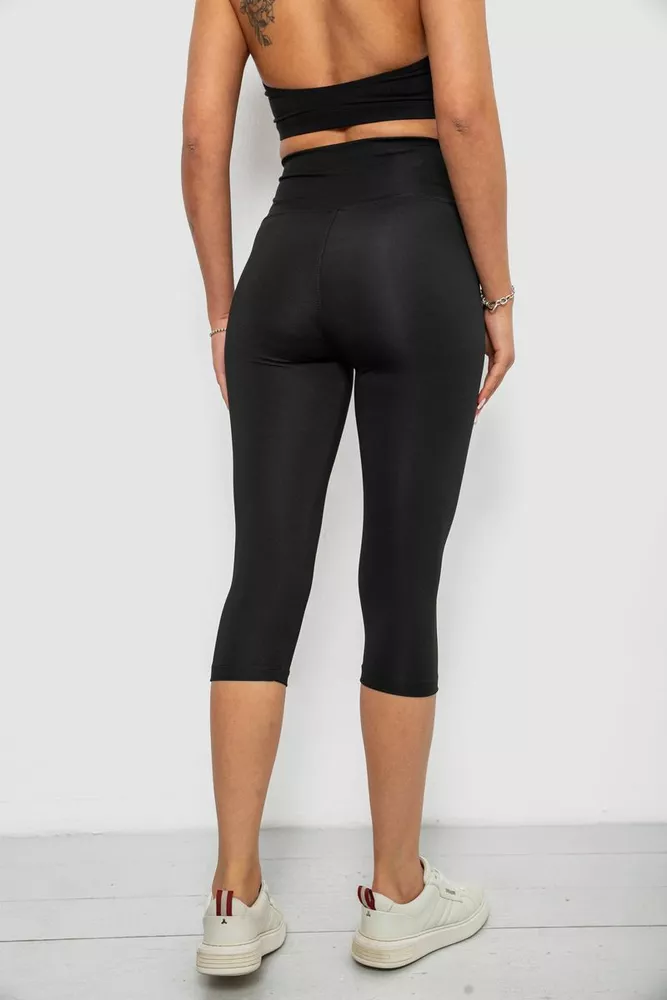 Купить Треки женские однотонные, цвет черный, 214R342 оптом - Фото №4