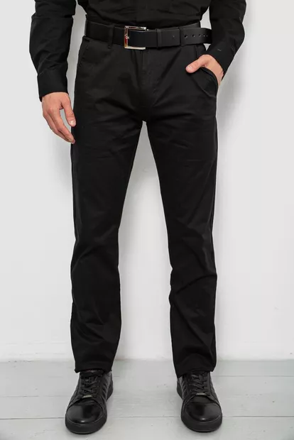 Штани чоловічі класичні, колір чорний, 243RXK39-3
