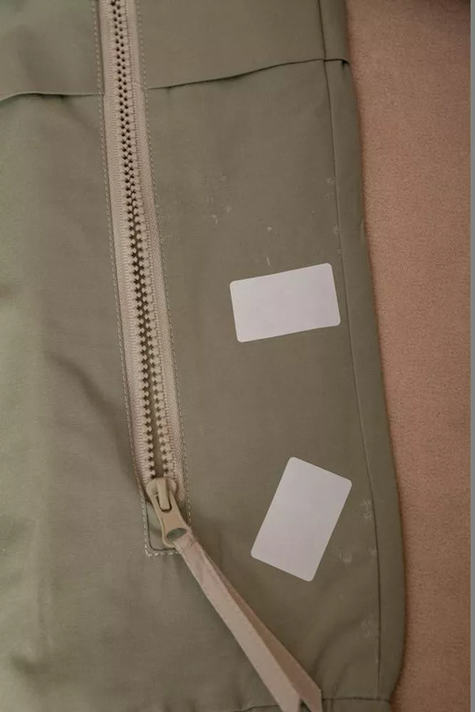 Купить Ветровка мужская с принтом  -уценка, цвет оливковый, 214R603-1-U-41 - Фото №10