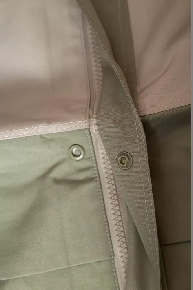 Купити Вітровка чоловіча з принтом  -уцінка, колір оливковий, 214R603-1-U-42 - Фото №10