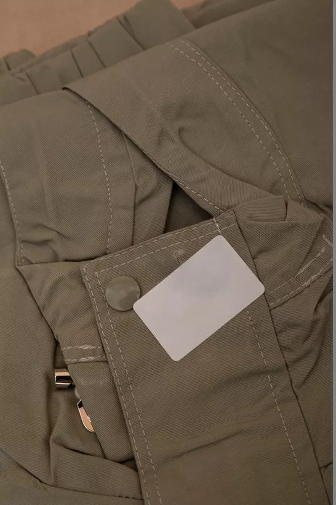 Купить Ветровка мужская с принтом  -уценка, цвет оливковый, 214R603-1-U-44 - Фото №10