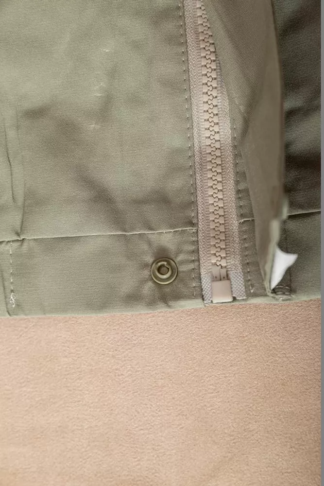 Купить Ветровка мужская с принтом  -уценка, цвет оливковый, 214R603-1-U-45 - Фото №10