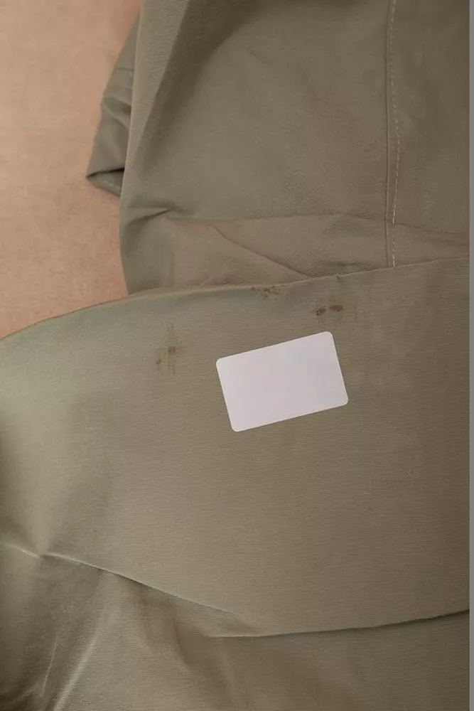 Купити Вітровка чоловіча з принтом  -уцінка, колір оливковий, 214R603-1-U-46 - Фото №10