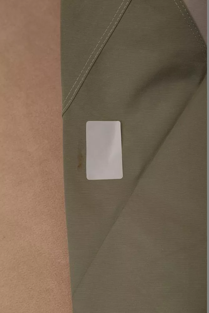 Купити Вітровка чоловіча з принтом  -уцінка, колір оливковий, 214R603-1-U-48 - Фото №11