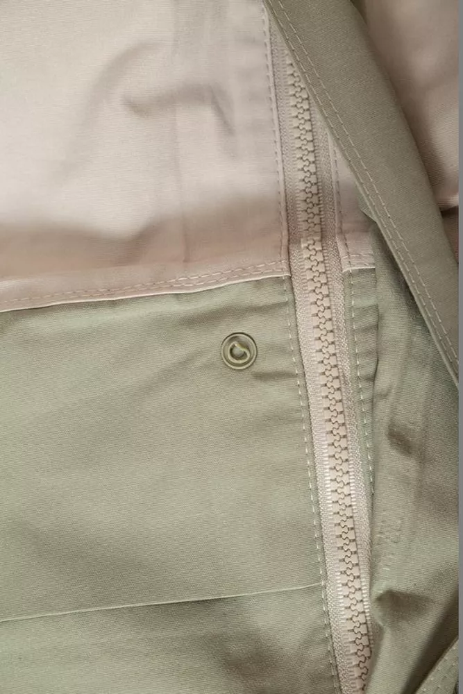 Купити Вітровка чоловіча з принтом  -уцінка, колір оливковий, 214R603-1-U-49 - Фото №10