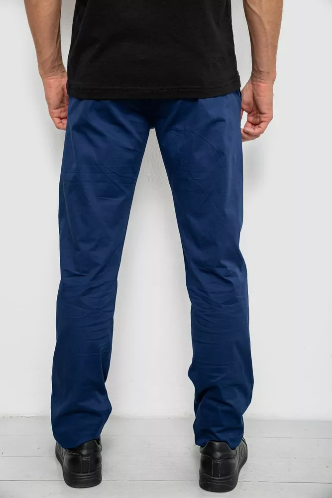 Купити Штани чоловічі класичні, колір синій, 243RXK39-5-2 - Фото №4