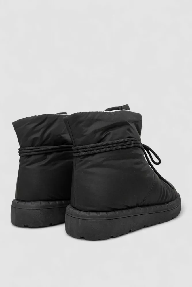 Купить Дутики женские зимние на меху  -уценка, цвет черно-серый, 248RFM600-U-1 - Фото №4