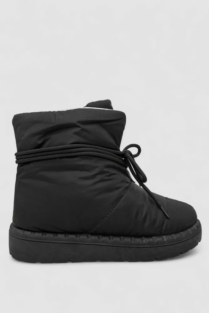 Купить Дутики женские зимние на меху  -уценка, цвет черно-серый, 248RFM600-U-1 - Фото №1