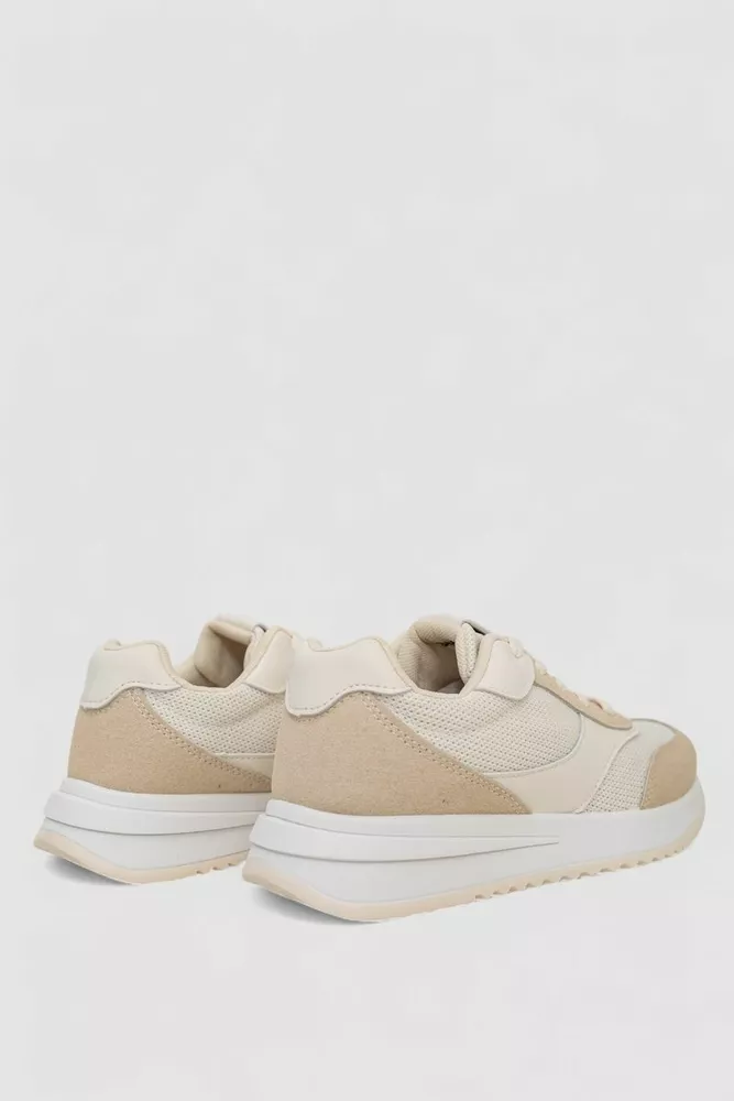 Купить Кроссовки женские, цвет бежевый, 248RG80 - Фото №4