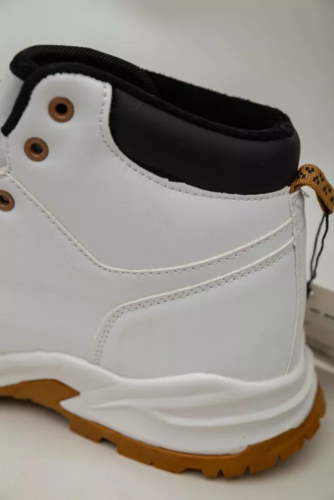 Купить Кроссовки женские зимние на меху  -уценка, цвет бело-желтый, 248RH770-U-70 - Фото №7