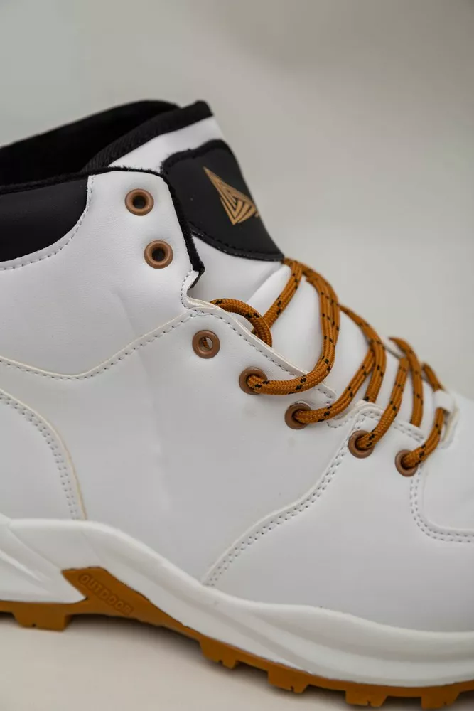 Купить Кроссовки женские зимние на меху  -уценка, цвет бело-желтый, 248RH770-U-70 - Фото №8