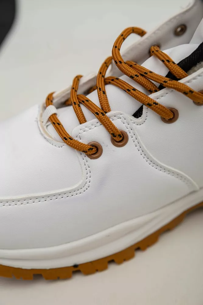 Купить Кроссовки женские зимние на меху  -уценка, цвет бело-желтый, 248RH770-U-72 - Фото №9