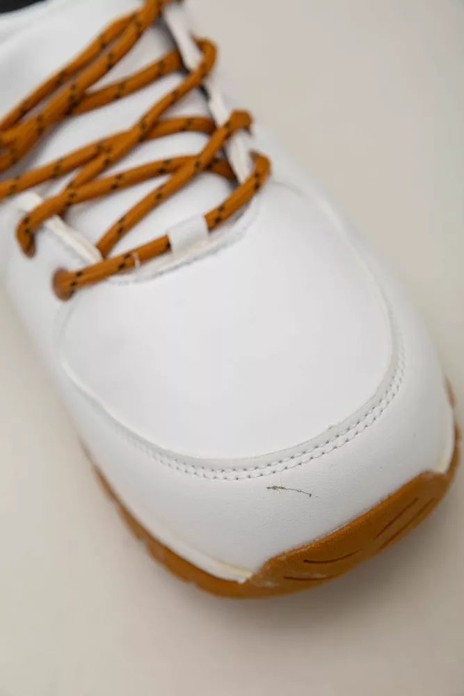 Купить Кроссовки женские зимние на меху  -уценка, цвет бело-желтый, 248RH770-U-76 оптом - Фото №8