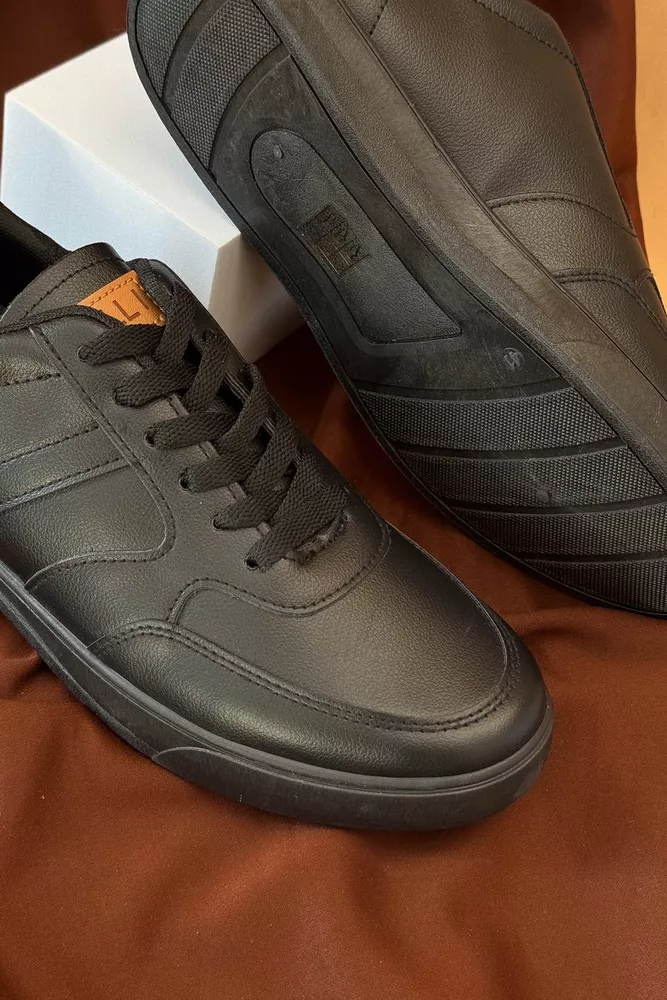 Купить Кеды мужские, цвет черный, 248RR205 оптом - Фото №2