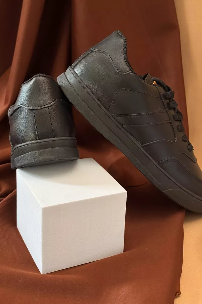 Купить Кеды мужские, цвет черный, 248RR205 оптом - Фото №4