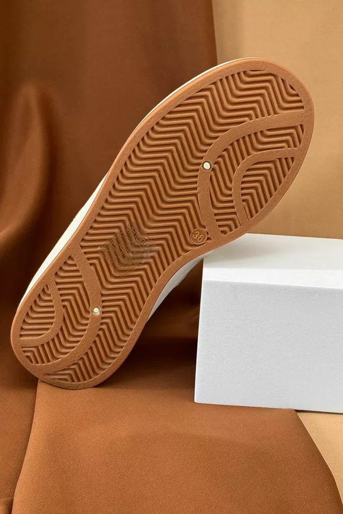 Купити Кеди жіночі, колір чорно-білий, 248RJH100-14 оптом - Фото №5