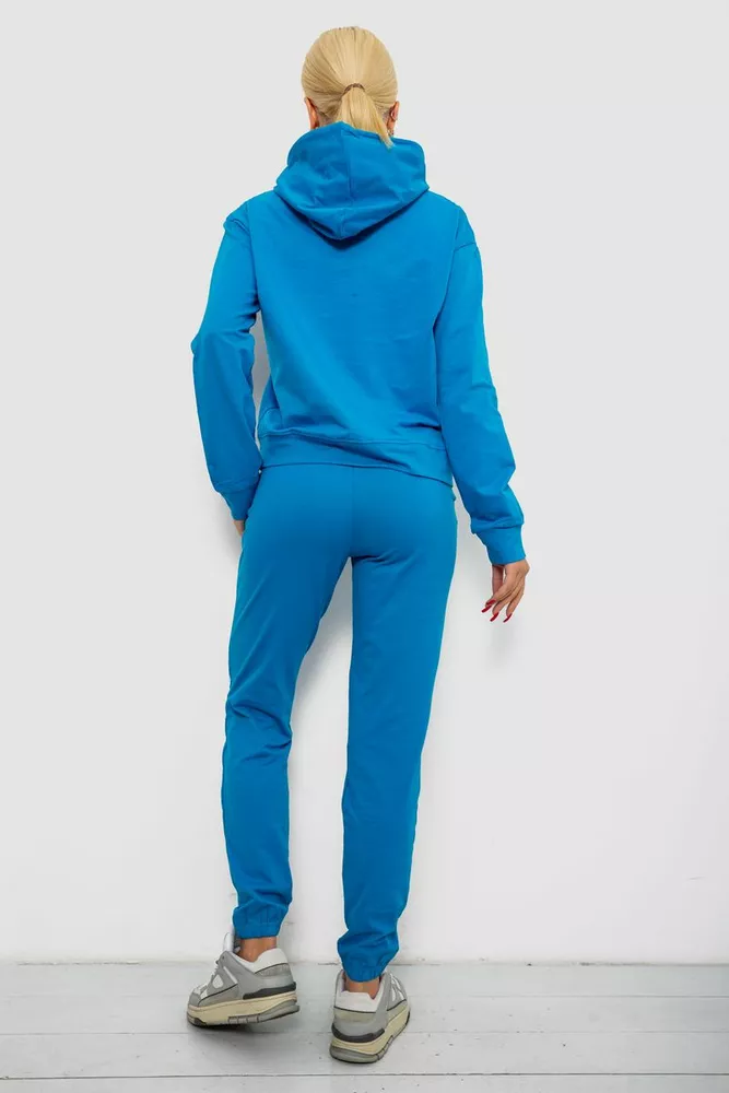 Купити Спортивний костюм жіночий двонитка, колір джинс, 214R1419-006 - Фото №4