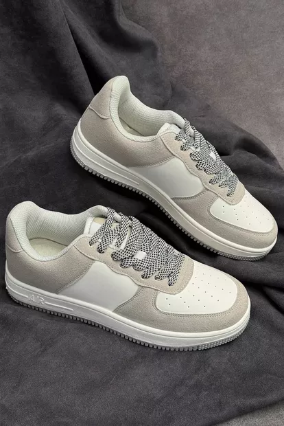 Кроссовки мужские, цвет бело-серый, 248RHB710-6