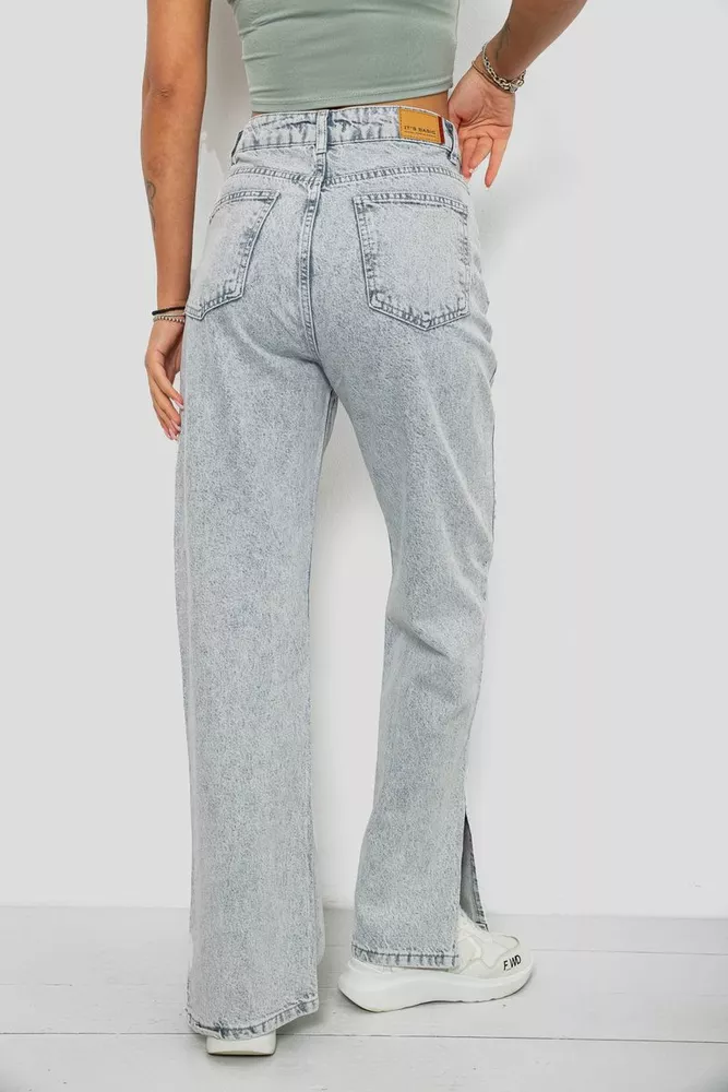 Купити Джинси жіночі прямі 244R1686S21, колір Сірий оптом - Фото №4