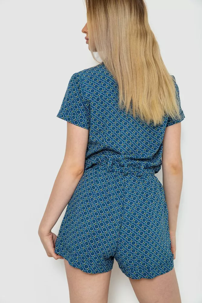 Купити Жіночий комбінезон, колір синій, 230R160-8 - Фото №4