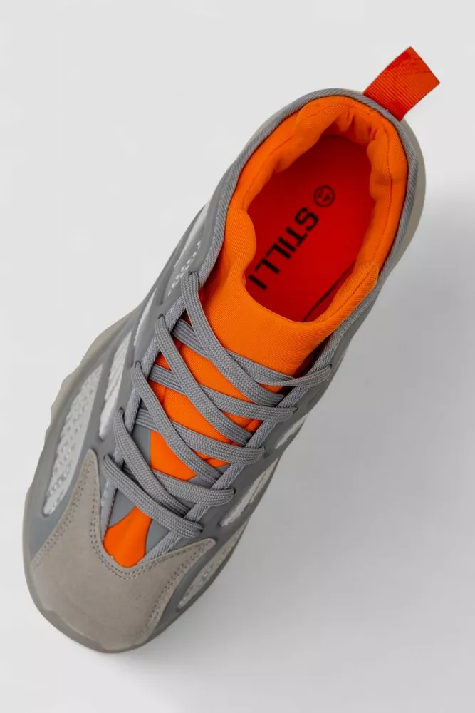 Купити Кросівки чоловічі  -уцінка, колір сіро-помаранчевий, 248RCX600-U-5 - Фото №2
