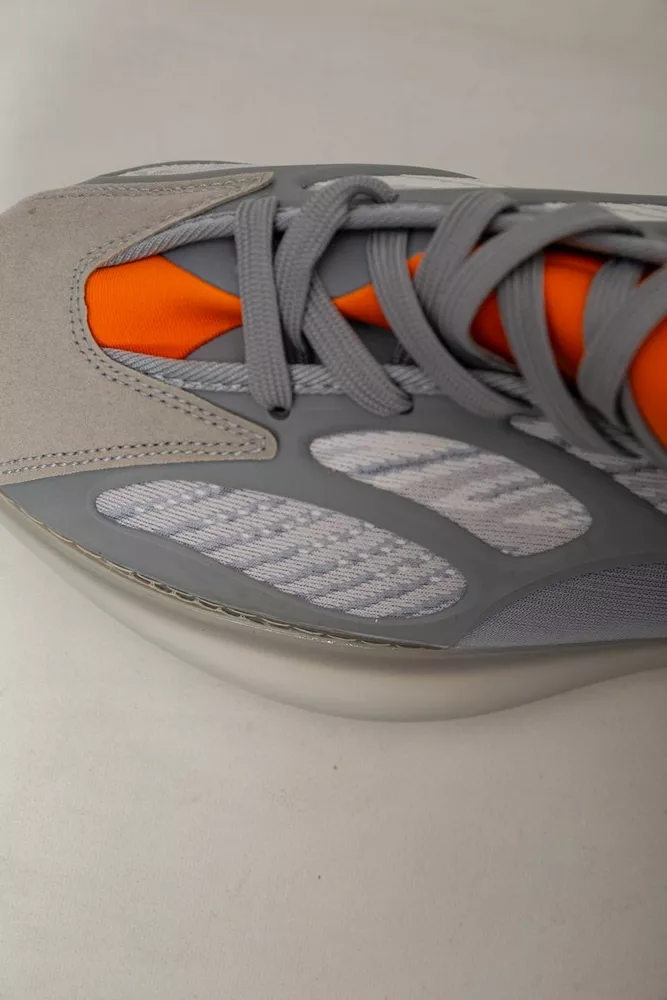 Купити Кросівки чоловічі  -уцінка, колір сіро-помаранчевий, 248RCX600-U-5 - Фото №6