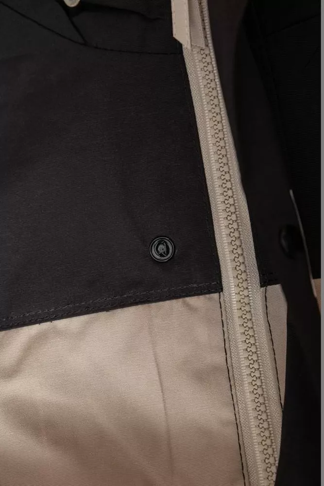 Купити Вітровка чоловіча з принтом  -уцінка, колір чорний, 214R603-1-U-51 - Фото №9