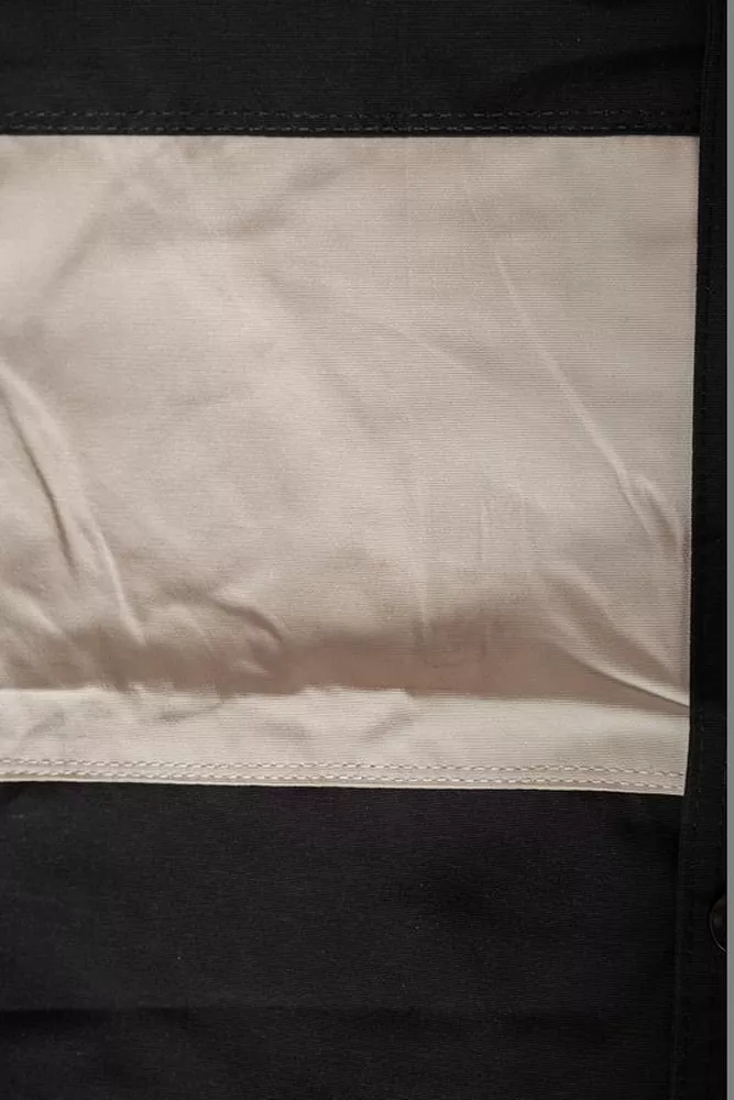 Купити Вітровка чоловіча з принтом  -уцінка, колір чорний, 214R603-1-U-53 - Фото №9