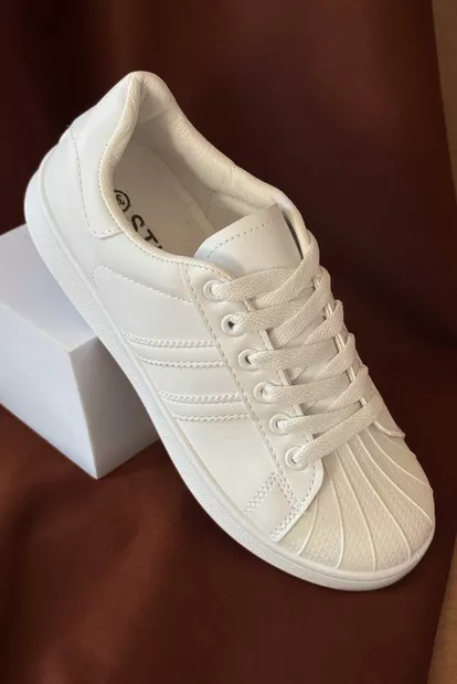 Кеды женские, цвет белый, 248RR73