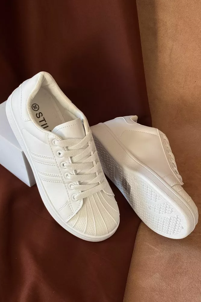 Купити Кеди жіночі, колір білий, 248RR73 - Фото №2