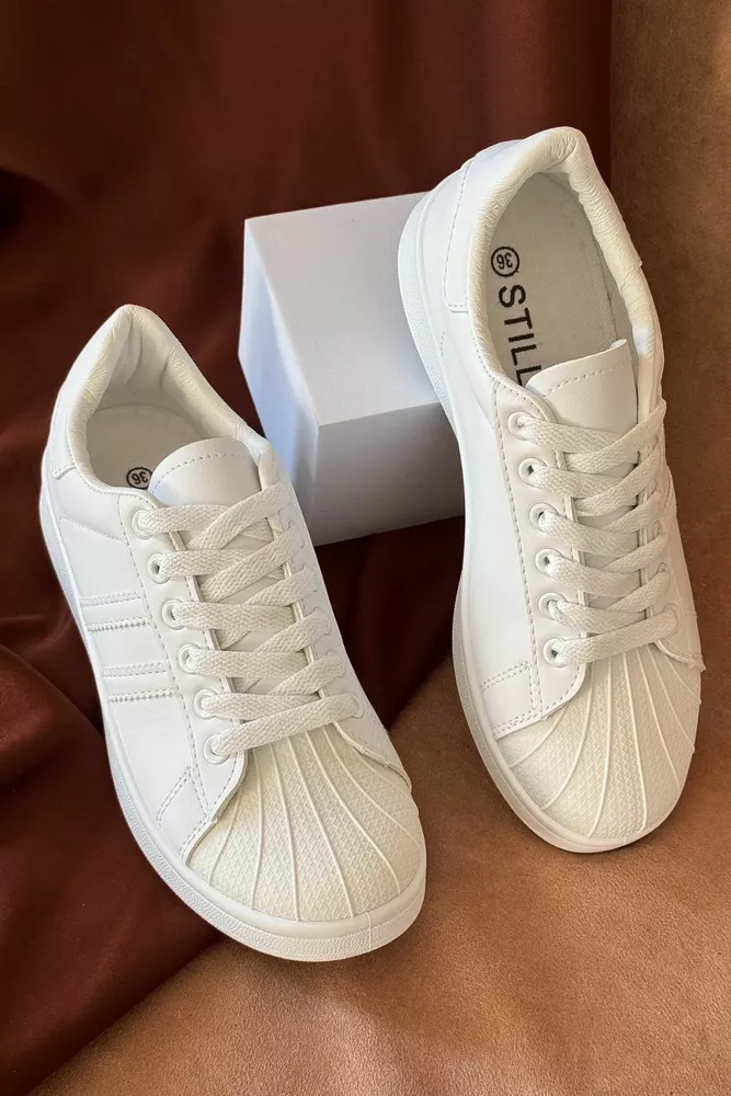 Купити Кеди жіночі, колір білий, 248RR73 - Фото №3