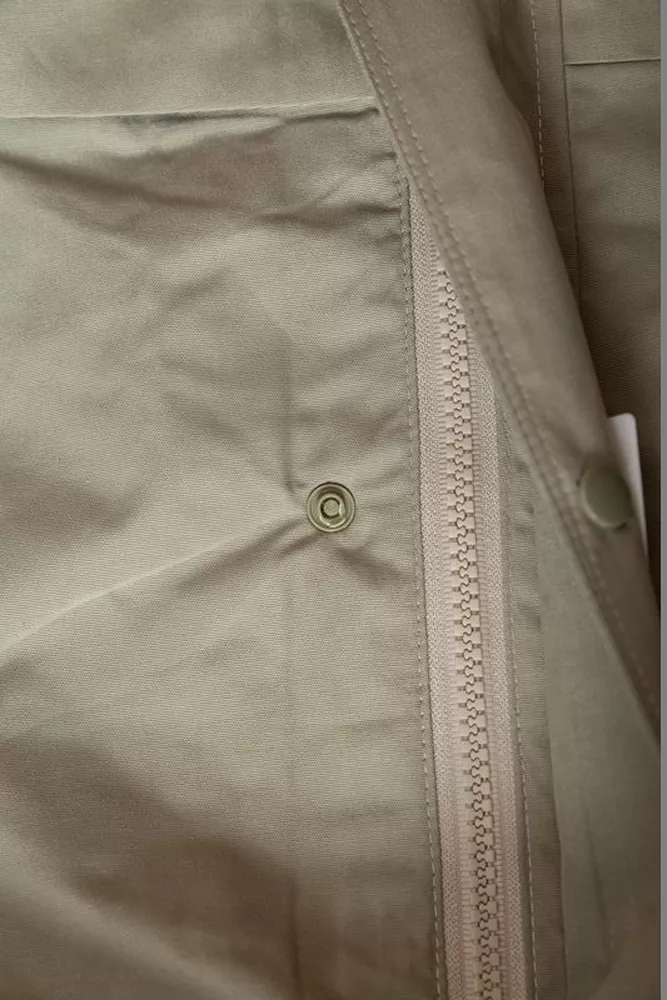 Купити Вітровка чоловіча з принтом  -уцінка, колір оливковий, 214R603-1-U-56 - Фото №10