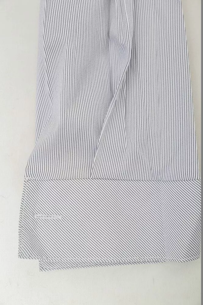 Купить Рубашка классическая в полоску  -уценка, цвет светло-серый, 230R644-U-97 - Фото №6