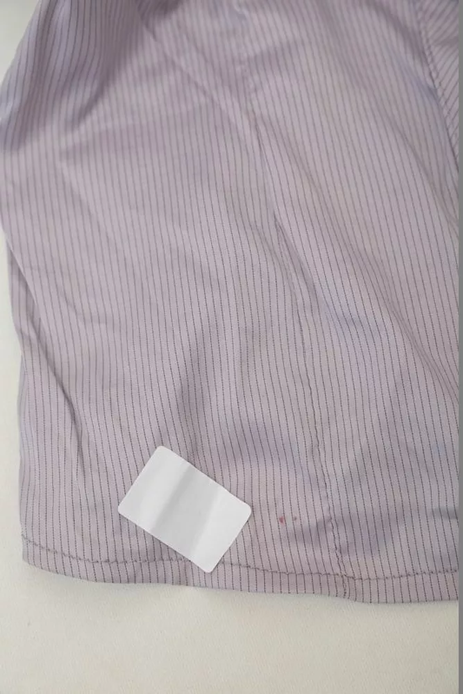 Купити Сорочка класична в смужку  -уцінка, колір сірий, 230R644-2-U-18 - Фото №6