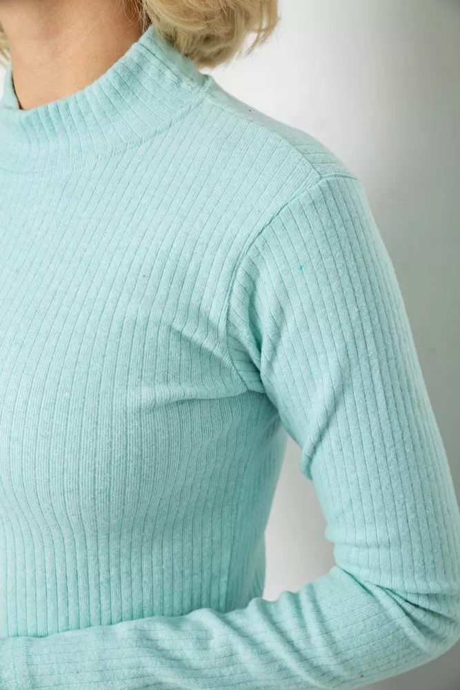 Купить Гольф женский однотонный  -уценка, цвет мятный, 238R802-U-2 - Фото №5