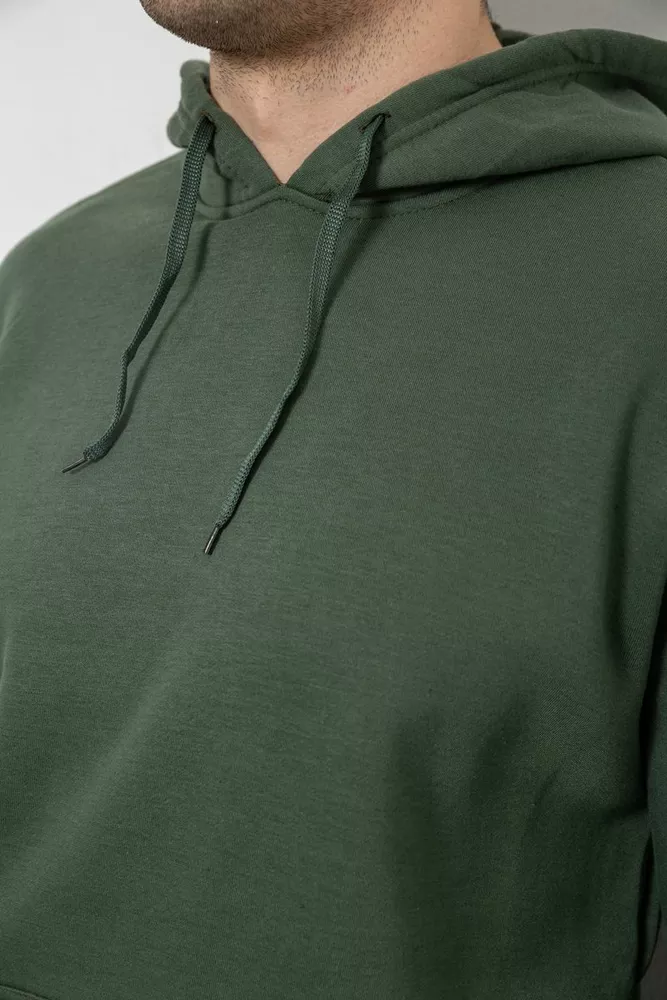 Купить Спортивный костюм мужской на флисе, цвет хаки, 244R9162 - Фото №5