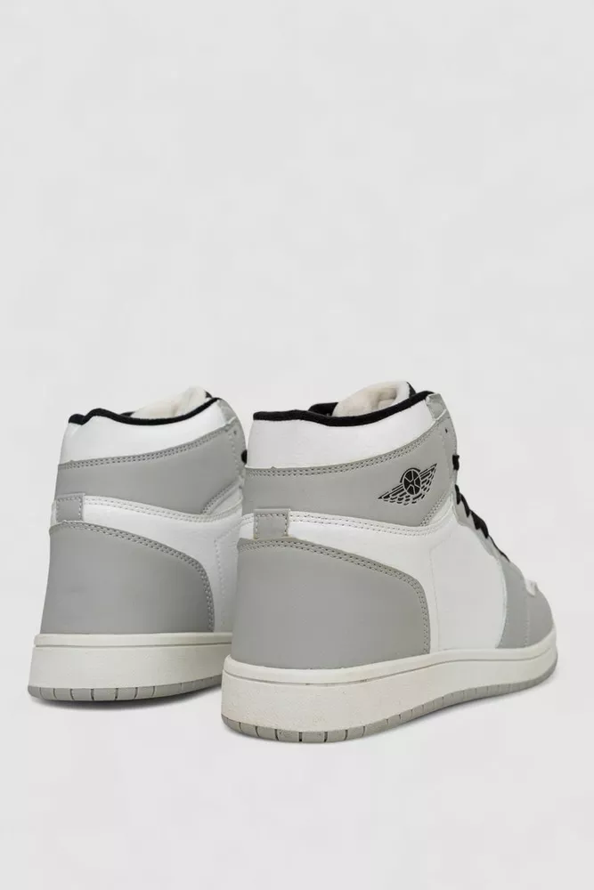 Купить Кроссовки мужские зимние на меху, цвет серо-белый, 248RH1010-20 - Фото №4