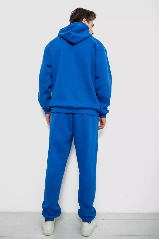 Купить Спортивный костюм мужской на флисе, цвет электрик, 244R9162 - Фото №4
