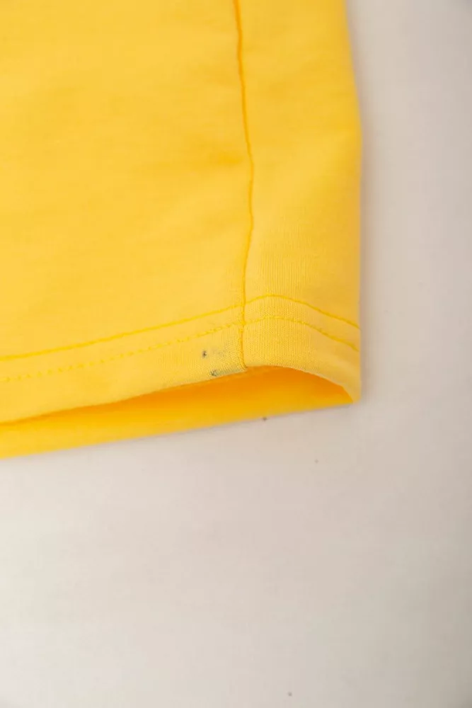 Купить Шорты женские однотонные  -уценка, цвет светло-желтый, 238R57820-U-2 - Фото №6