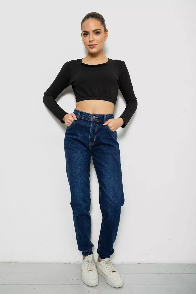 Купити Джинси жіночі, колір синій, 244R8071-5 - Фото №2