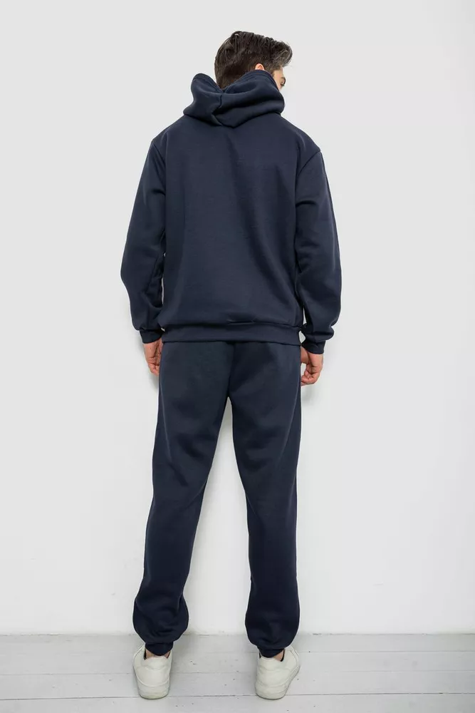 Купить Спортивный костюм мужской на флисе, цвет синий, 244R9162 - Фото №4