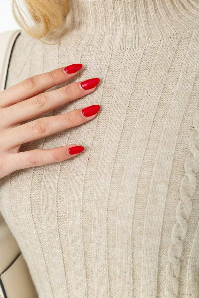 Купити Светр жіночий, колір світло-оливковий, 221R20PCS8 оптом - Фото №5
