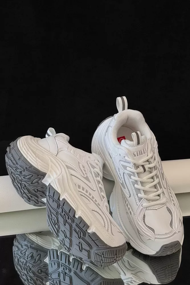 Купити Кросівки жіночі демісезонні, колір білий, 248RCX1500 - Фото №1