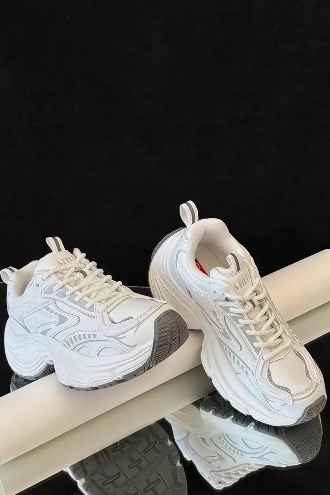 Купити Кросівки жіночі демісезонні, колір білий, 248RCX1500 - Фото №2