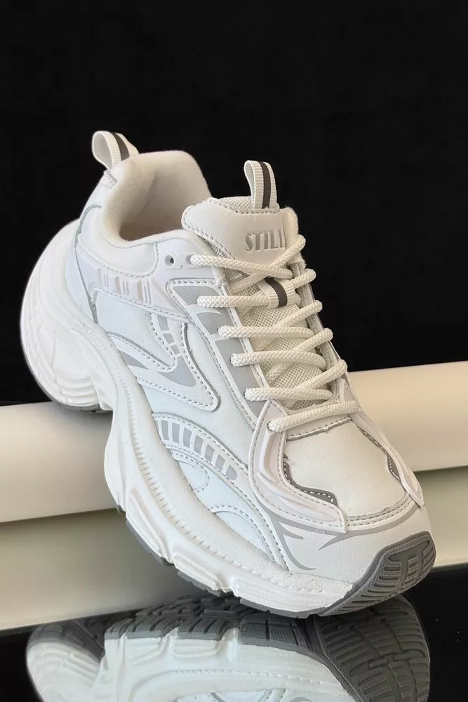 Купити Кросівки жіночі демісезонні, колір білий, 248RCX1500 - Фото №3