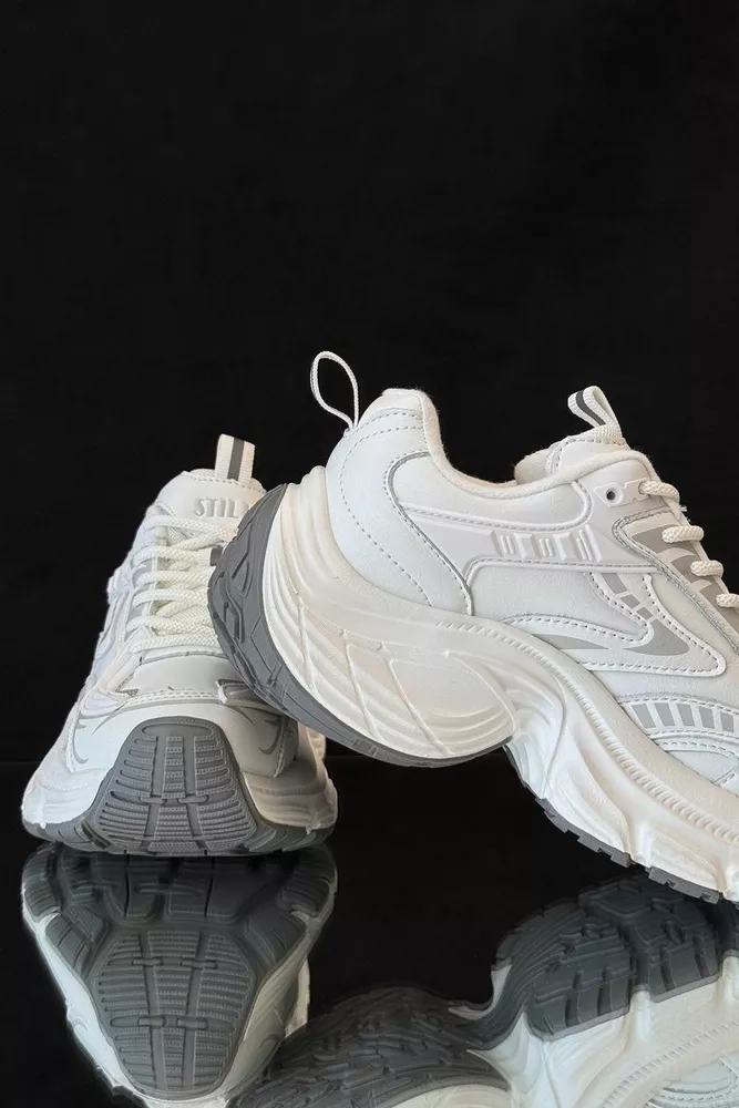 Купити Кросівки жіночі демісезонні, колір білий, 248RCX1500 - Фото №4